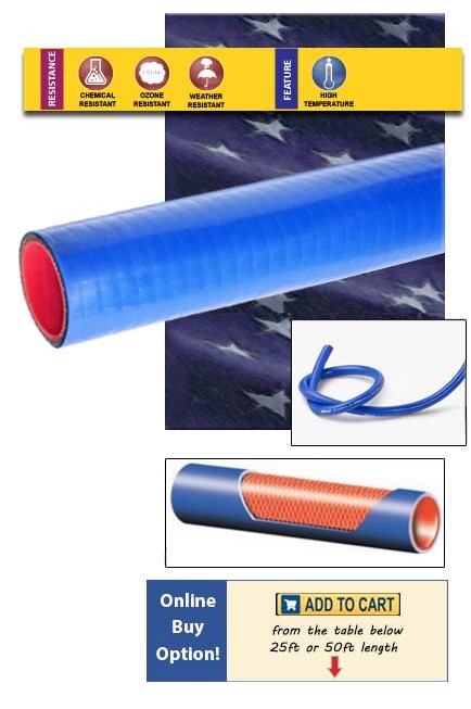 CM1 Single Ply Silicone Hose