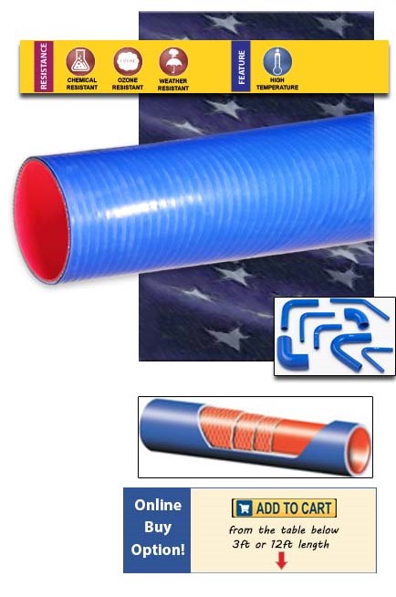 CV3 Three Ply Silicone Hose