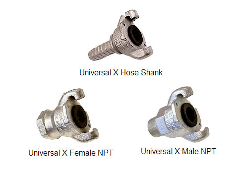 Universal Chicago Crows Foot Hose Fittings