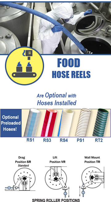 Hosecraft USA Food Hose Reels