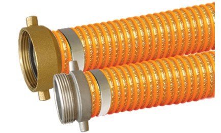 PN2 Clear PVC Suction Hose MxF Threads