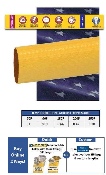 RD4 Nitrile Rubber Layflat Discharge Hose