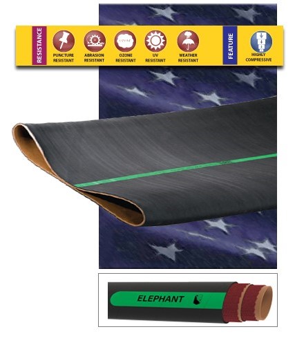 Re1 Gum Rubber Gravity Flow Chute Elephant Trunk Hose