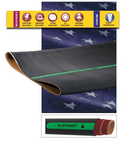 Re1 Gum Rubber Gravity Flow Chute Elephant Trunk Hose