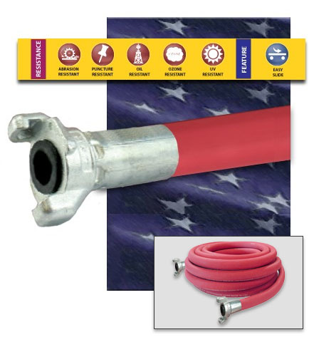 EPDM Rubber Compressed Air Hose Assembly with Universal Fittings