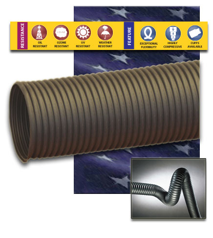 hose duct td1 thermoplastic rubber dust