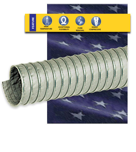TD10HT Very High Temperature Duct Hose