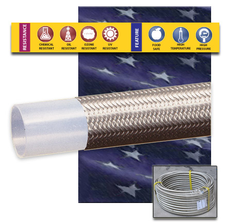 TS1 Braided Smooth Bore PTFE Teflon Hose